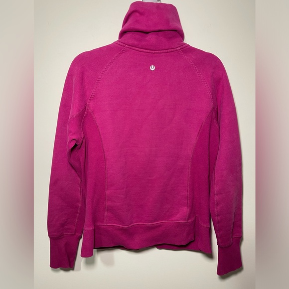 Lululemon Rasberry/Guava Calm And Cozy Scubba Cotton in Size 10 - Picture 5 of 10